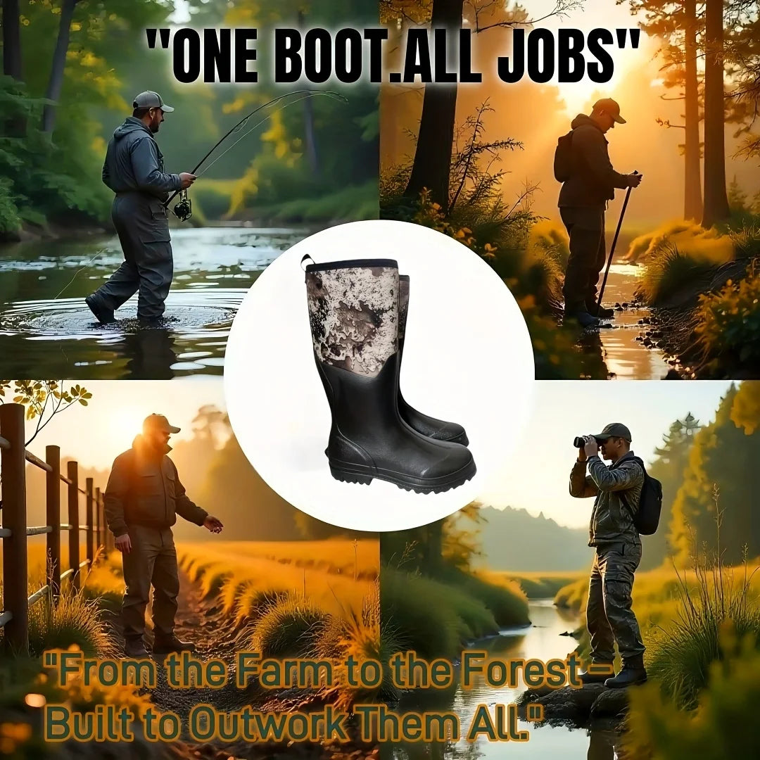 Men Camouflage Hunting Boots High-quality non-slip all-terrain outdoor boots for hunting fishing camping Essential outdoor gear