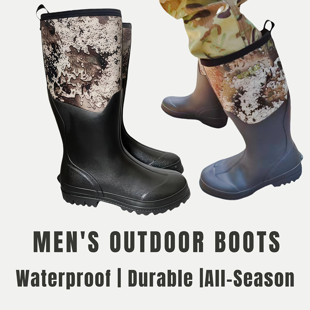 Men Camouflage Hunting Boots High-quality non-slip all-terrain outdoor boots for hunting fishing camping Essential outdoor gear