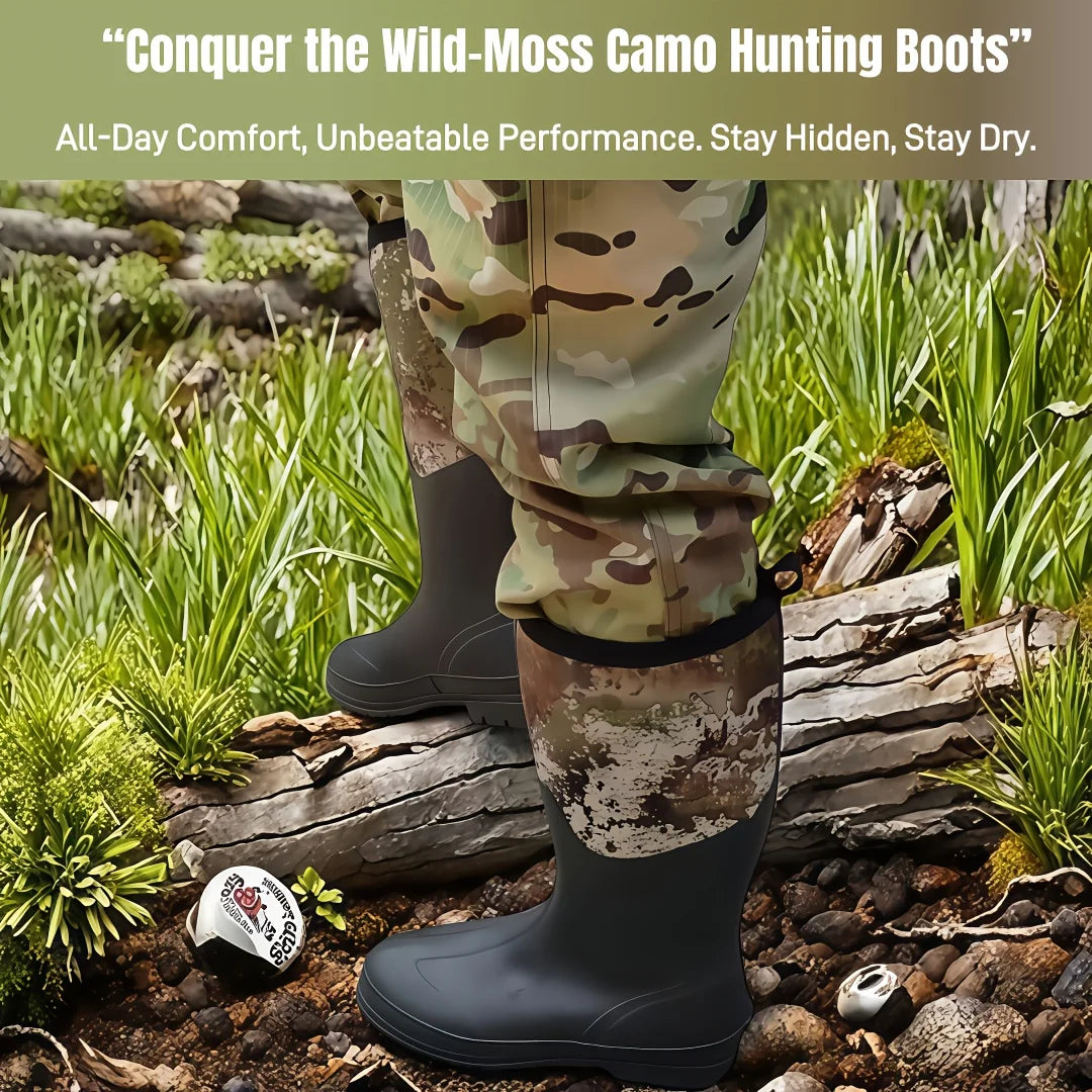 Men Camouflage Hunting Boots High-quality non-slip all-terrain outdoor boots for hunting fishing camping Essential outdoor gear