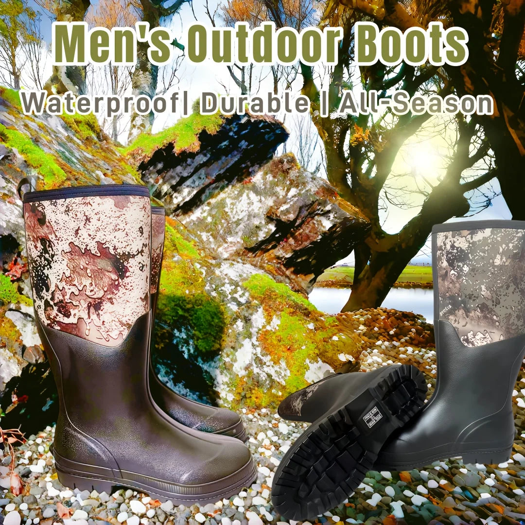 Men Camouflage Hunting Boots High-quality non-slip all-terrain outdoor boots for hunting fishing camping Essential outdoor gear