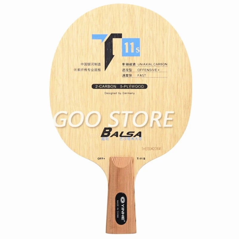YINHE T11 / T11+ (Balsa Light Weight Carbon) YINHE Table Tennis Blade T-11 T11S Original Galaxy Racket Ping Pong Bat Paddle