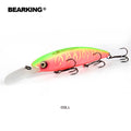 Bearking 130mm 28.6g professional quality fishing lures hard bait dive 2.5-3m quality wobblers minnow Artificial Bait Tackle