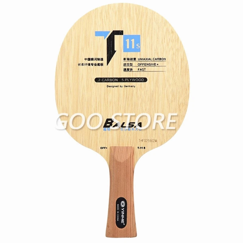YINHE T11 / T11+ (Balsa Light Weight Carbon) YINHE Table Tennis Blade T-11 T11S Original Galaxy Racket Ping Pong Bat Paddle