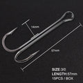 Hunthouse New Item Double Hook Long Fishing Equipment  Long Double Hook Top Quality Fishing Killer High Carbon Steel Duple Hook