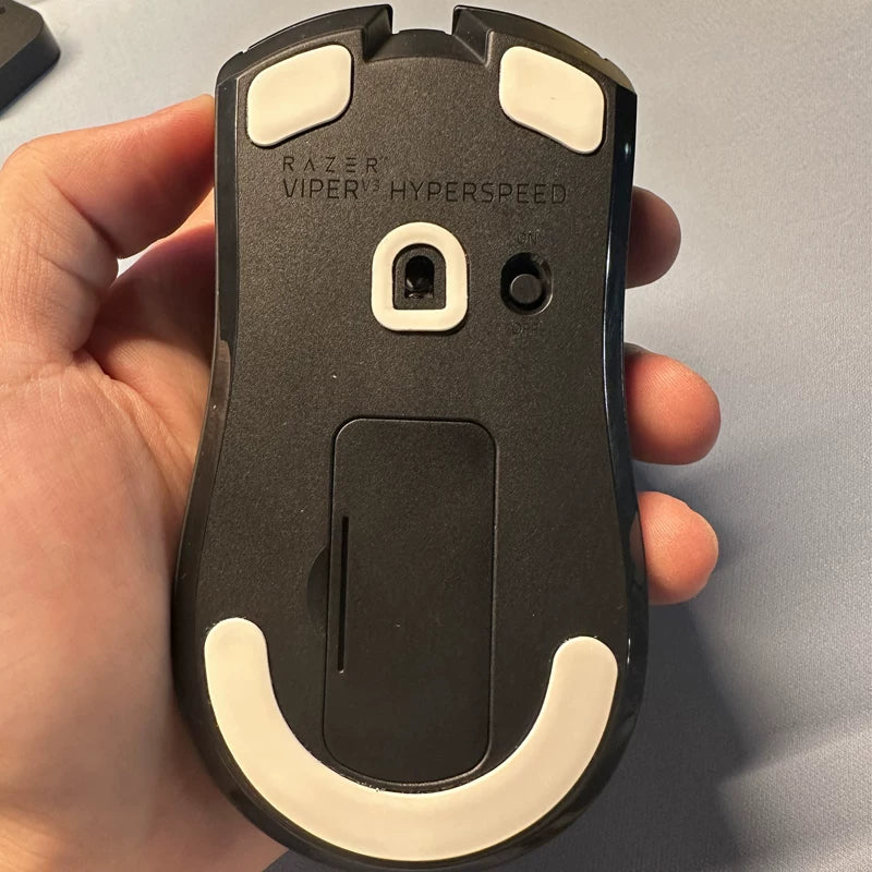 1 Set Ultraglide Mouse Skates For Razer Viper V3 HyperSpeed Brake Control Speed Mouse Feet ICE Version Mice Glides PTFE Feet