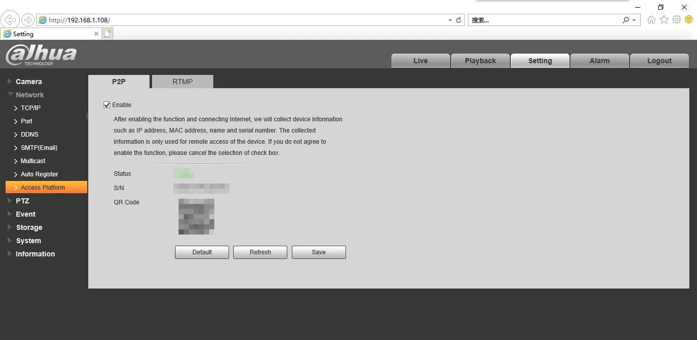 Dahua SD2A500NB-GNY-A-PV 5MP POE IR30M & 24 Hours Full-color built-in MIC & speaker support Lens Pan and Tilt IP Camera