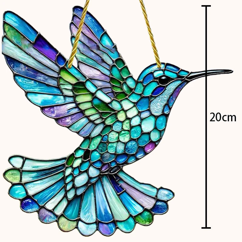 Yifare Spirit Birds, Sheremart Spirit Birds, Acrylic Bird Suncatcher, Bird Ornament For Christmas Tree, Hummingbird Suncatcher