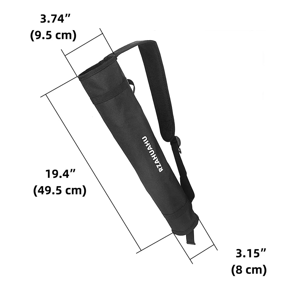 Hunting Bag Portable Bow Quiver Holder Bottom Thickening Adjustable Strap for Outdoor Archery Hunting Accessories