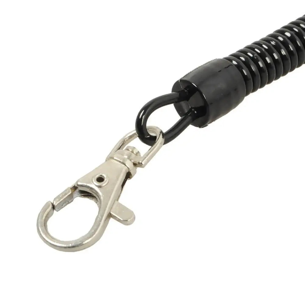 Tactical Retractable Spring Elastic Rope Security Gear Tool Hiking Camping Anti-lost Phone Keychain Fishing Lanyards Keychain