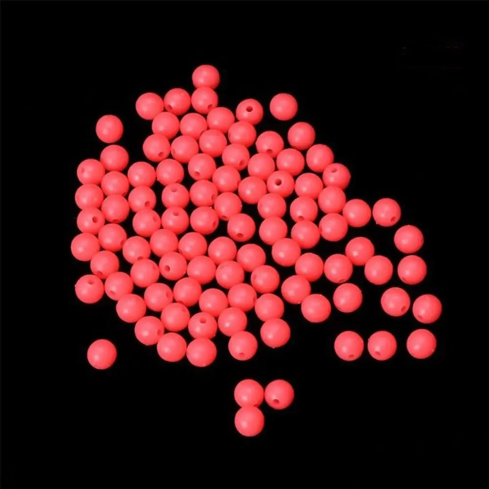 100Pcs/bag Fishing Floats Beads Luminous Light Glowing Balls For Night Sea Fishing 4/5/6/8mm