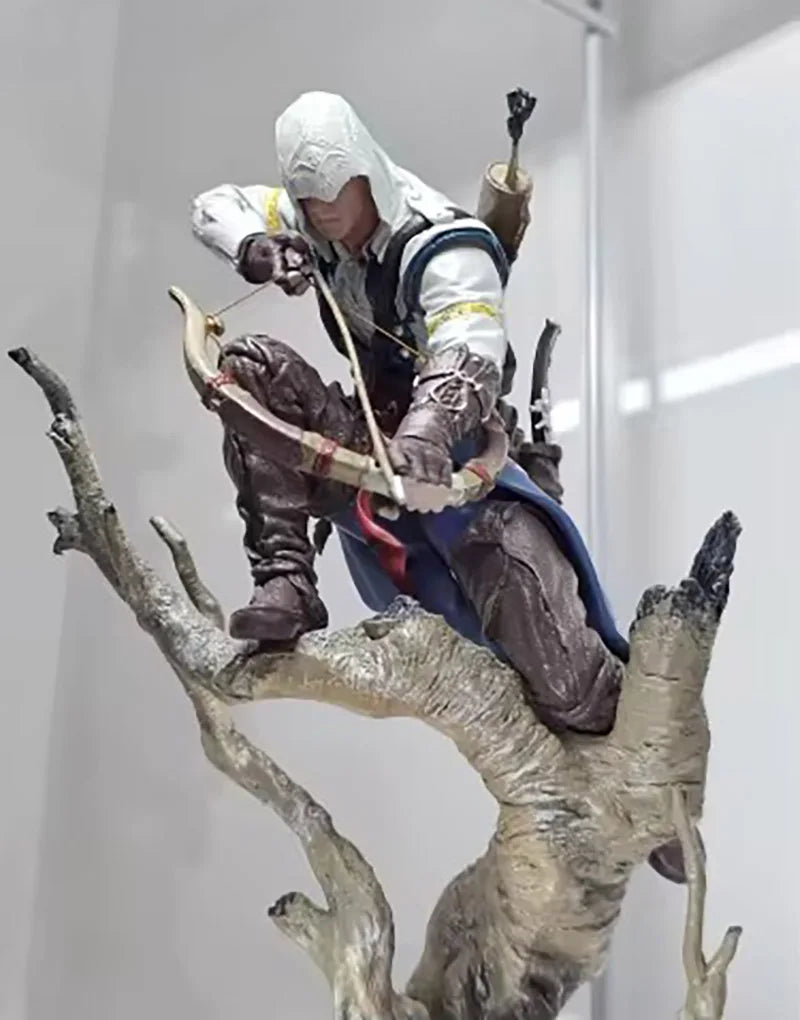 Game Assassins Creed Origins Action Figure Kenway Connor Edward James Figuras Toy Anime Peripheral Model Ornament GK Statue Gift