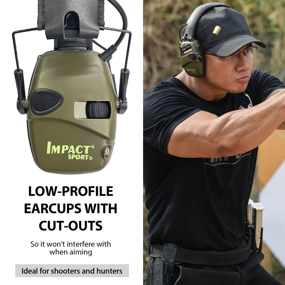 NEW Shooting Active Headset Headphones for Hunting Electronic Hearing Protection Ear Protect Noise Reduction Active Earmuff