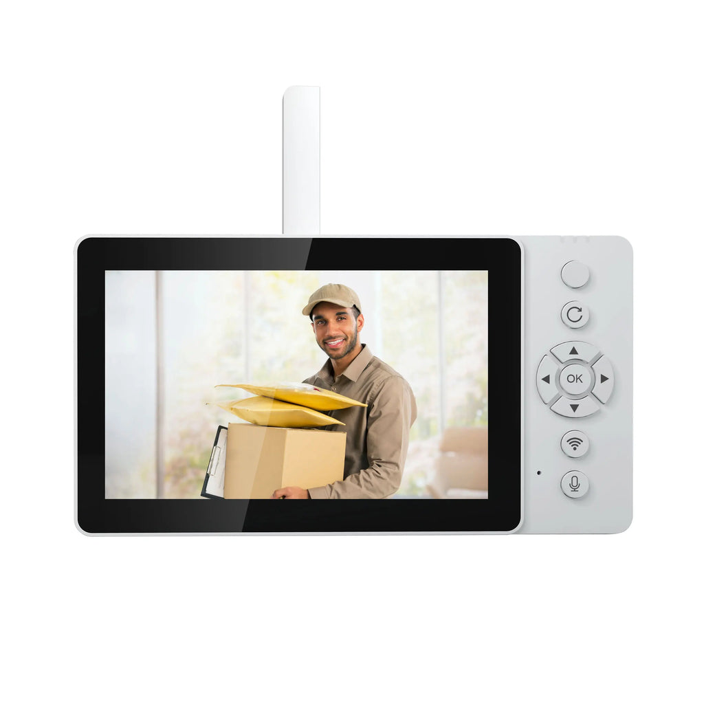 Srihome SH054 5Inch Screen 4MP 1440p Wireless WIFI Doorbell 120Degree Wide Angle Video Door Phone Visual Door Viewer Camera
