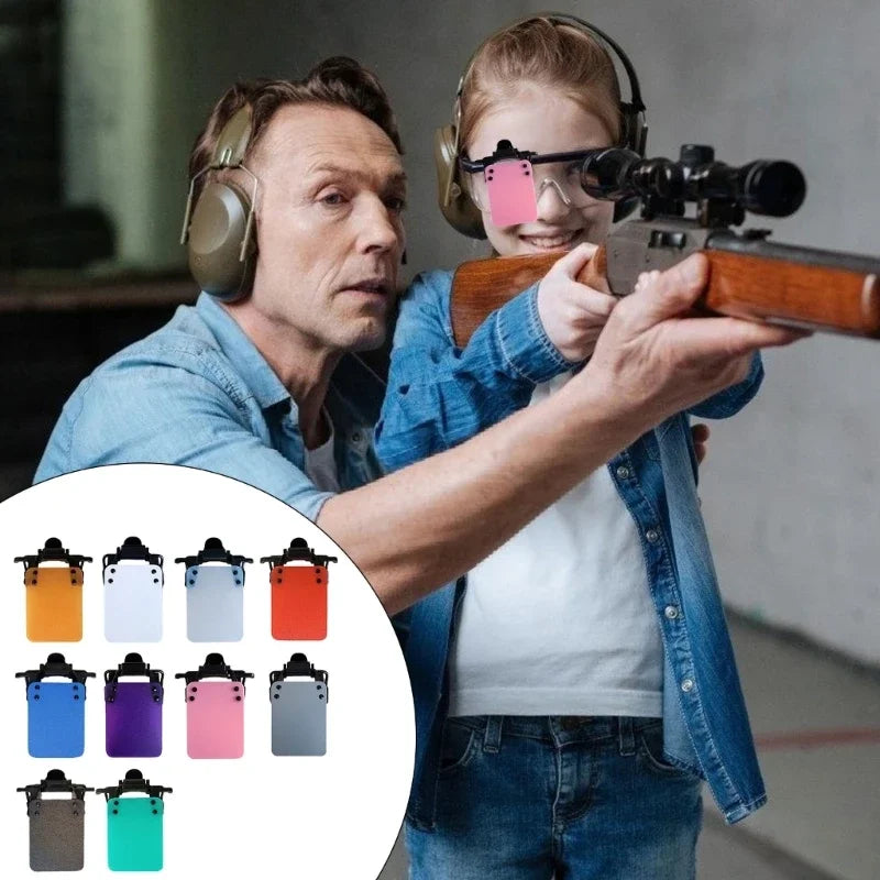 International Standard Shootings Glasses Blinders Occluder Clip Patches Eye Mask Aim Assistance Glasses Patches Enduring