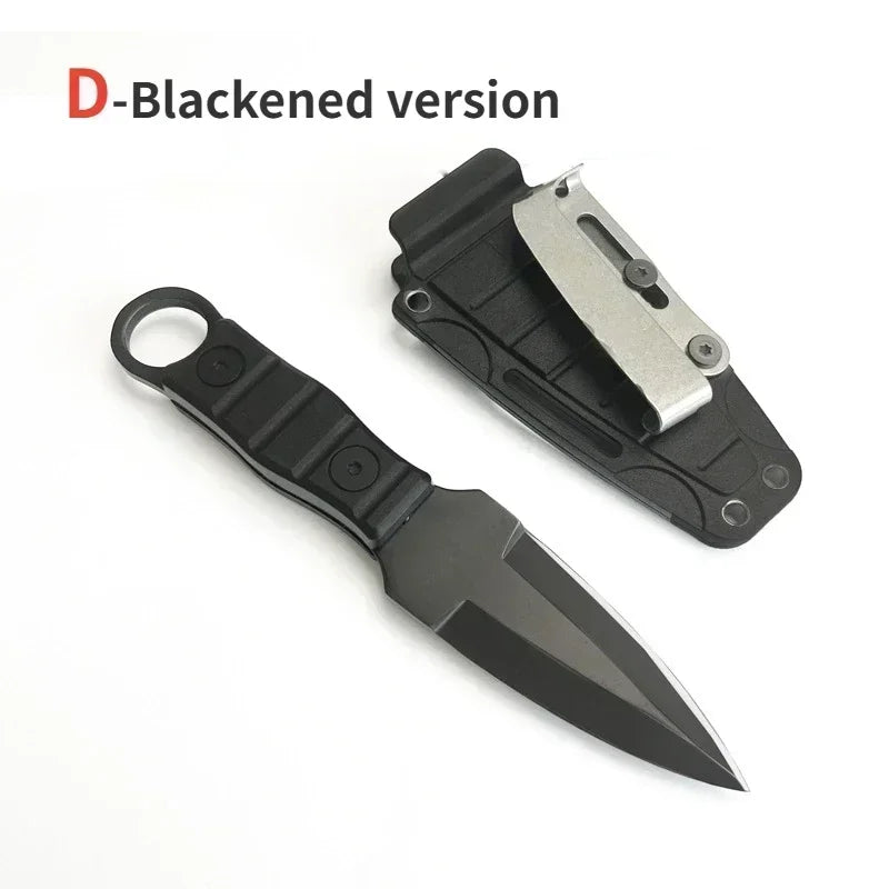 New Pocket knife Outdoor small straight knife,utility knife +K sheath, high hardness survival knife, camping EDC tool portable