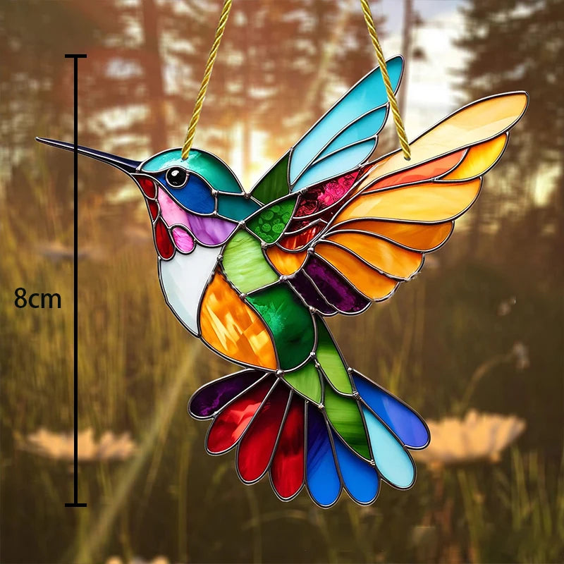 Yifare Spirit Birds, Sheremart Spirit Birds, Acrylic Bird Suncatcher, Bird Ornament For Christmas Tree, Hummingbird Suncatcher