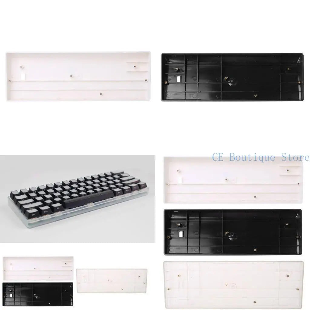 Mini Keyboard GH60 Plastic for Case for 60% Mechanical Gaming Keyboard Compatible Poker2 Pok3r Faceu 60 Plastic for Shel