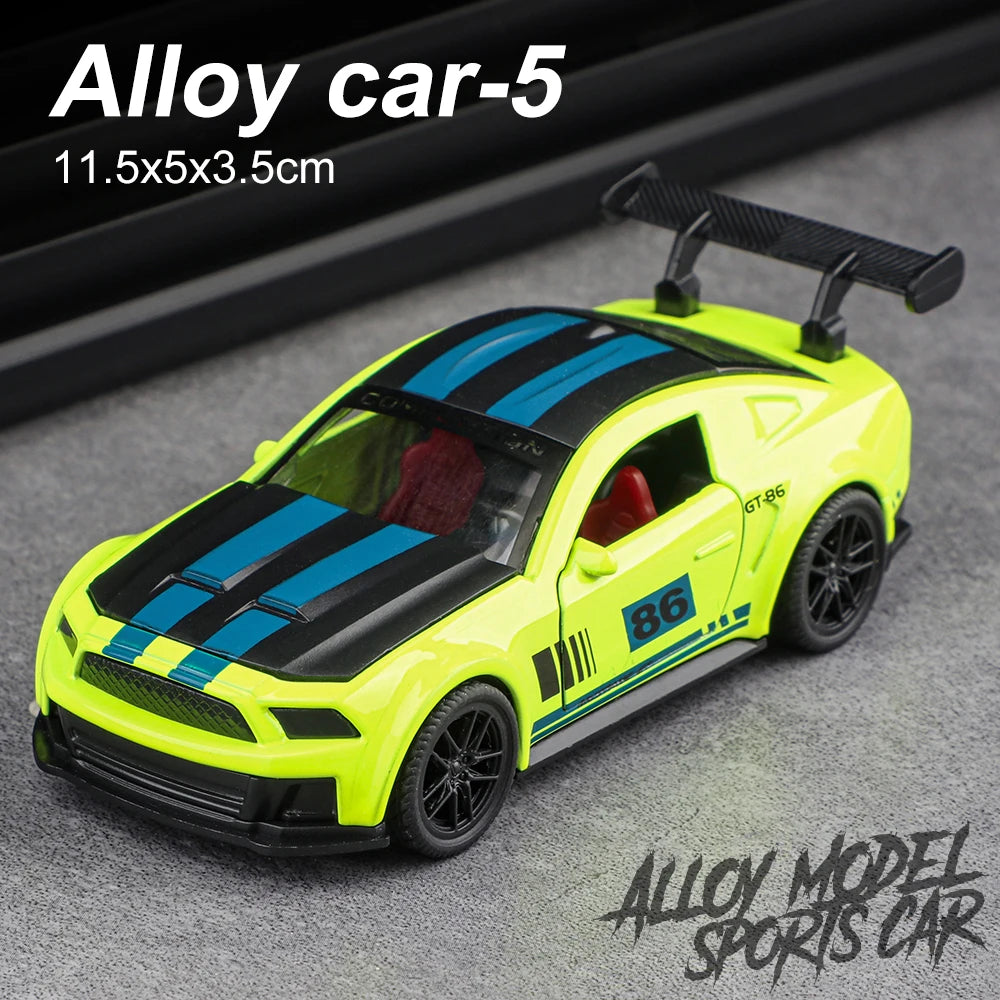 1:43 Diecast Alloy Car Model Children's Toy Car Open the door Decoration Cool Racing Car Boy toys Gift for Kids