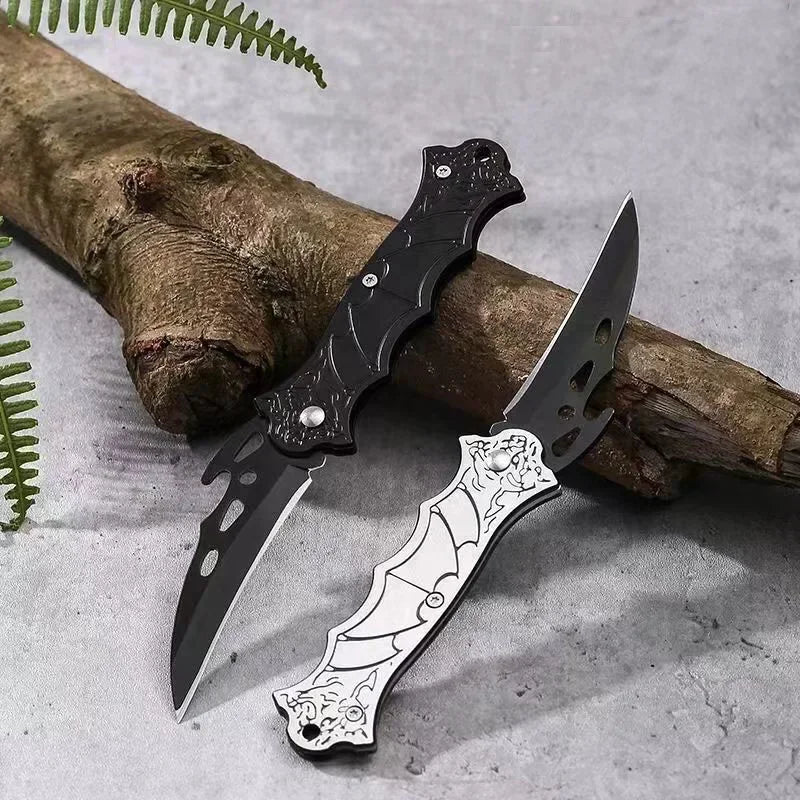 Folding Knife Keychain Portable Camping Self Defense Tactical Survival Knife Open Express Fruit Knife Sharp Outdoor Pocket Knife