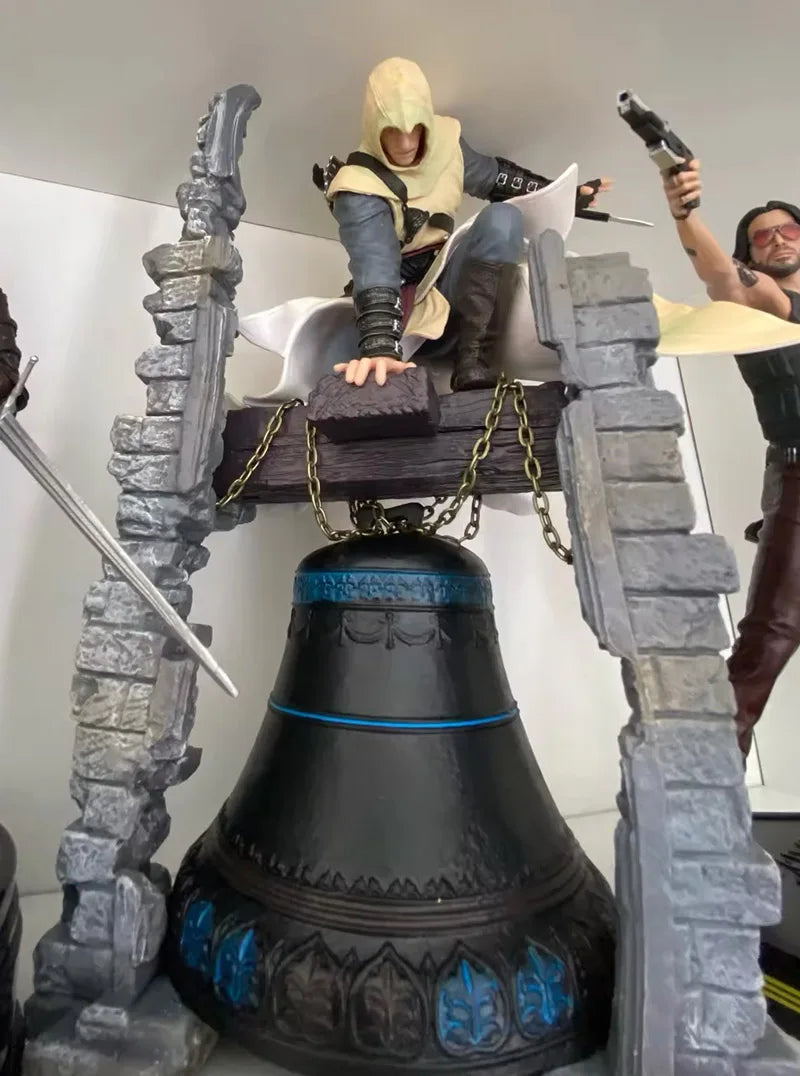 Game Assassins Creed Origins Action Figure Kenway Connor Edward James Figuras Toy Anime Peripheral Model Ornament GK Statue Gift
