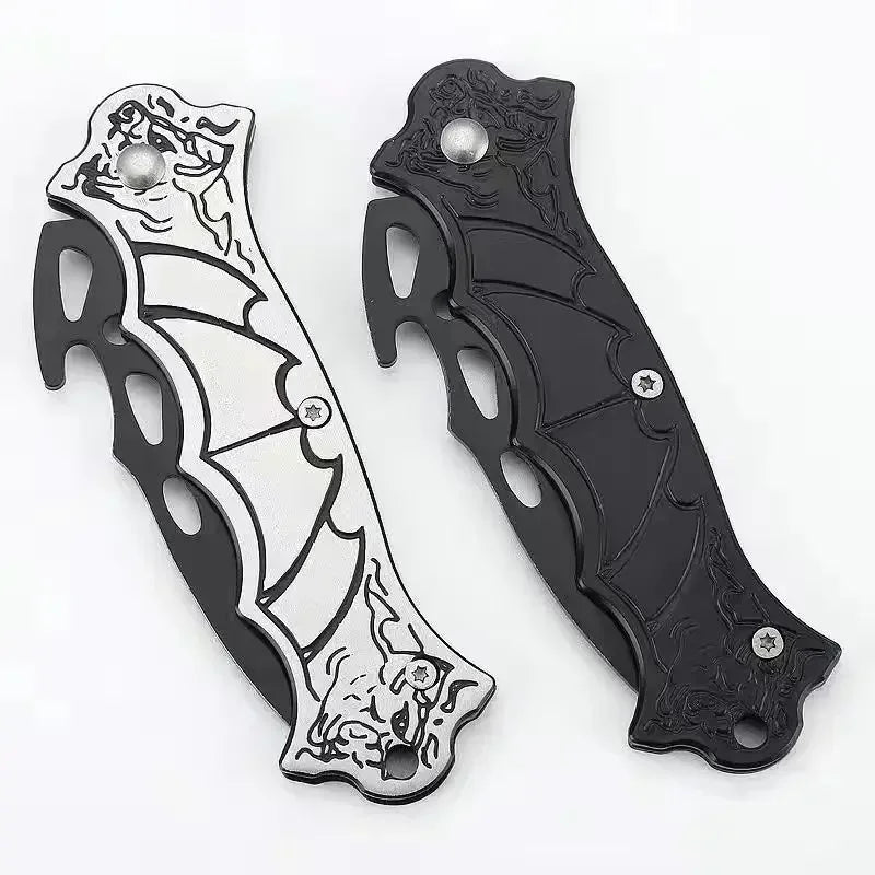 Folding Knife Keychain Portable Camping Self Defense Tactical Survival Knife Open Express Fruit Knife Sharp Outdoor Pocket Knife