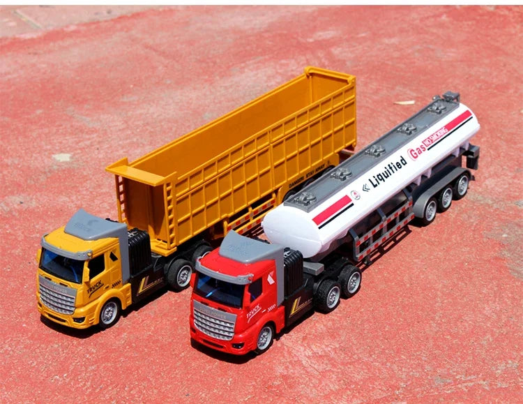 1/48 Rc Truck Heavy-Duty Toy Cars Trucks Remote Control Semi-Trailer Construction Electric Truck Big Rc Trailer Dump Boys Gift