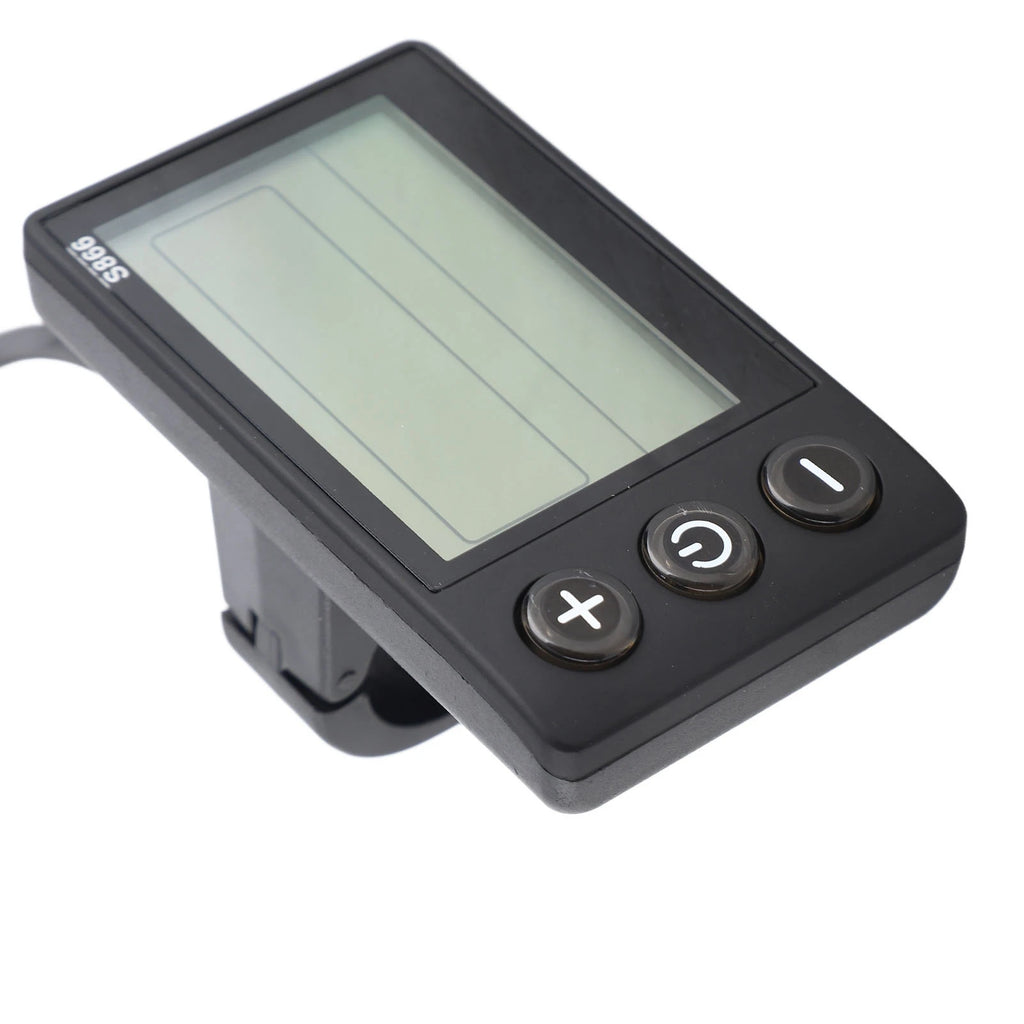 Plug LCD Display S866 Electric Display LCD Meter 24V 36V 48V Electric Scooter Control Panel with  Plug