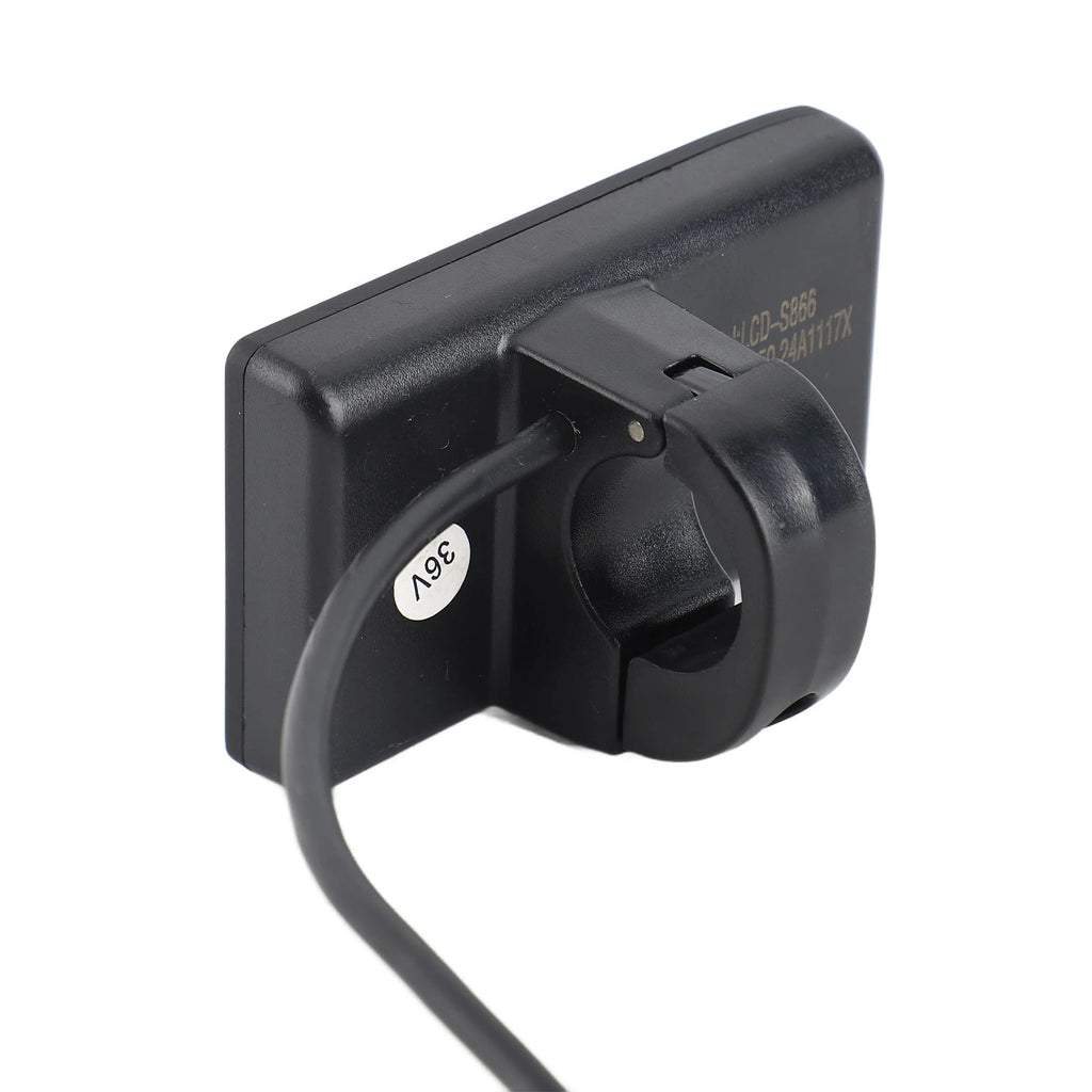 Plug LCD Display S866 Electric Display LCD Meter 24V 36V 48V Electric Scooter Control Panel with  Plug