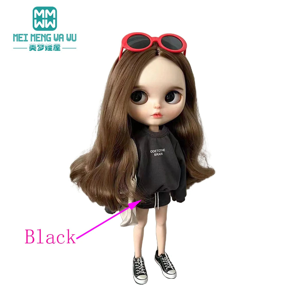 Clothes for doll Fashionable sportswear, shirts, sweatshirts fits Blyth Azone OB22 OB24 Doll Accessories