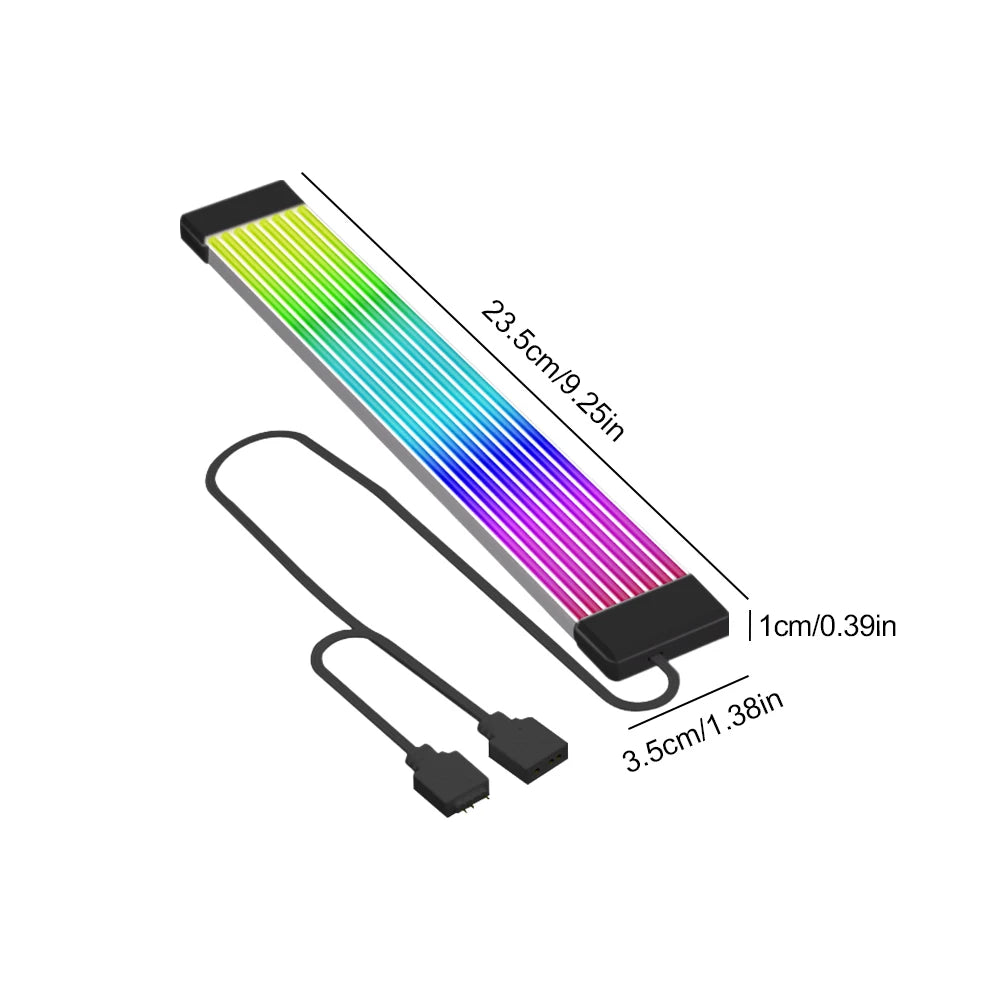 5V 3Pin RGB LED Light Strip Bar 8/24PIN Motherboard Power Extension Cable ARGB Sync PC Cables for Computer Power Supply