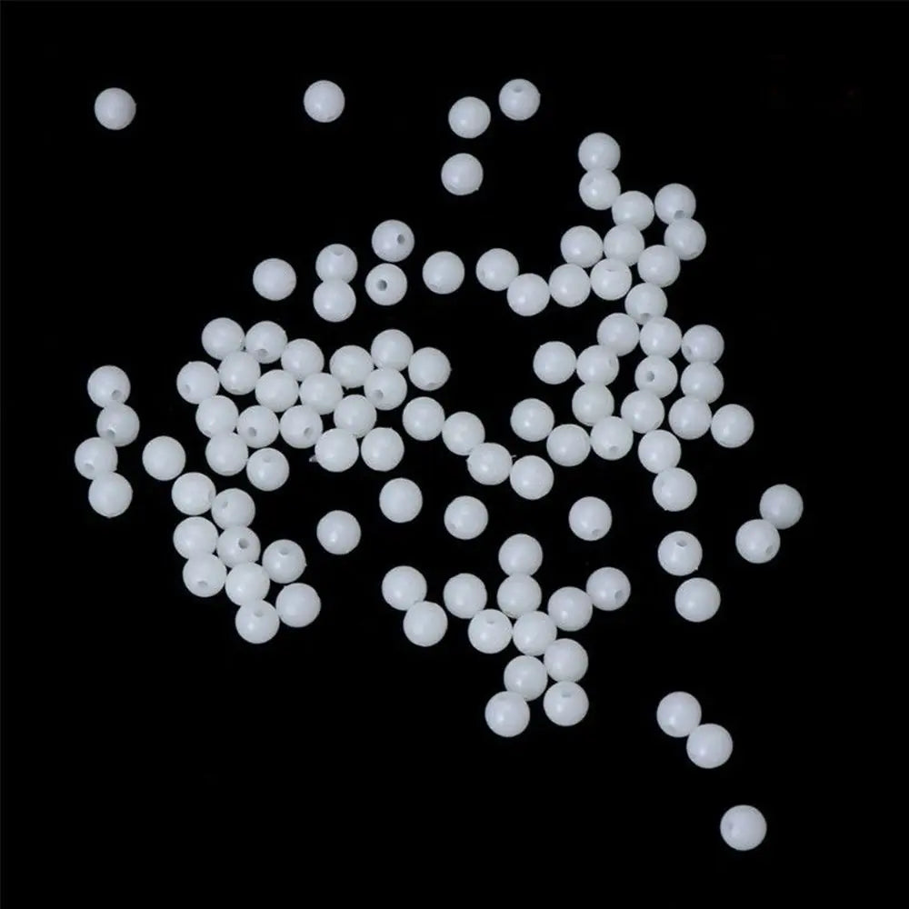 100Pcs/bag Fishing Floats Beads Luminous Light Glowing Balls For Night Sea Fishing 4/5/6/8mm