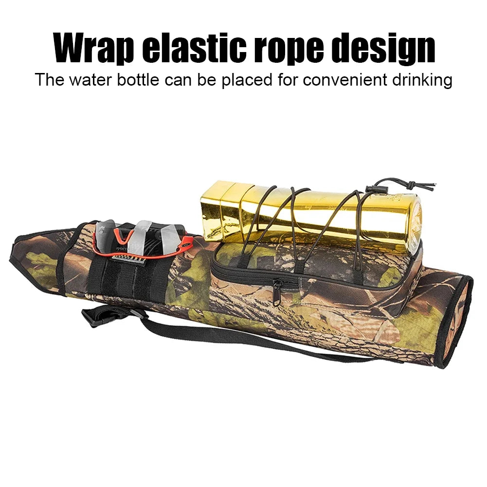 Hunting Bag Portable Bow Quiver Holder Bottom Thickening Adjustable Strap for Outdoor Archery Hunting Accessories