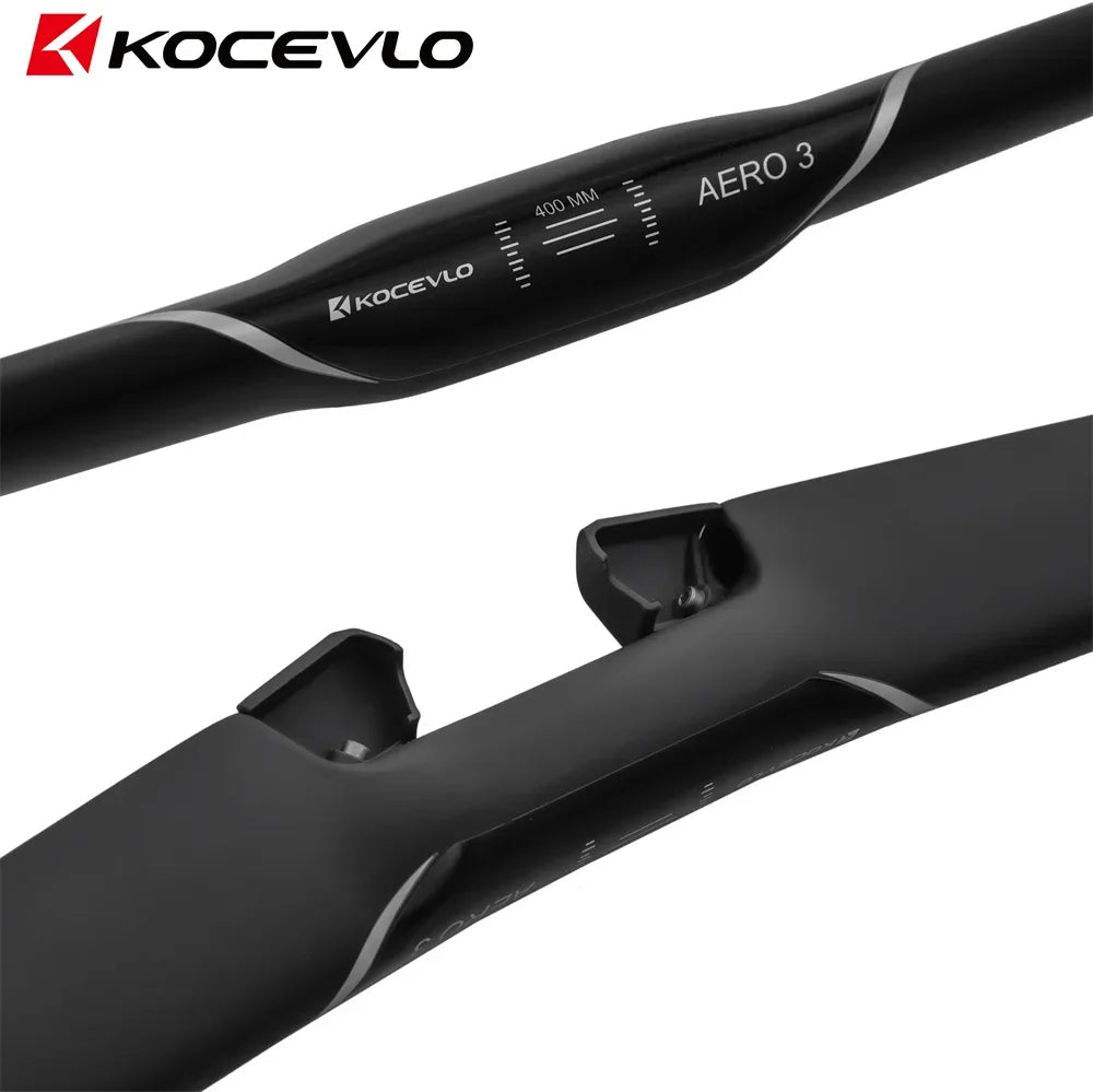 KOCEVLO AERO 3 Road Carbon Handlebar 360/380/400/420mm UD Matt Internal Routing Road Bicycle Handle Bar