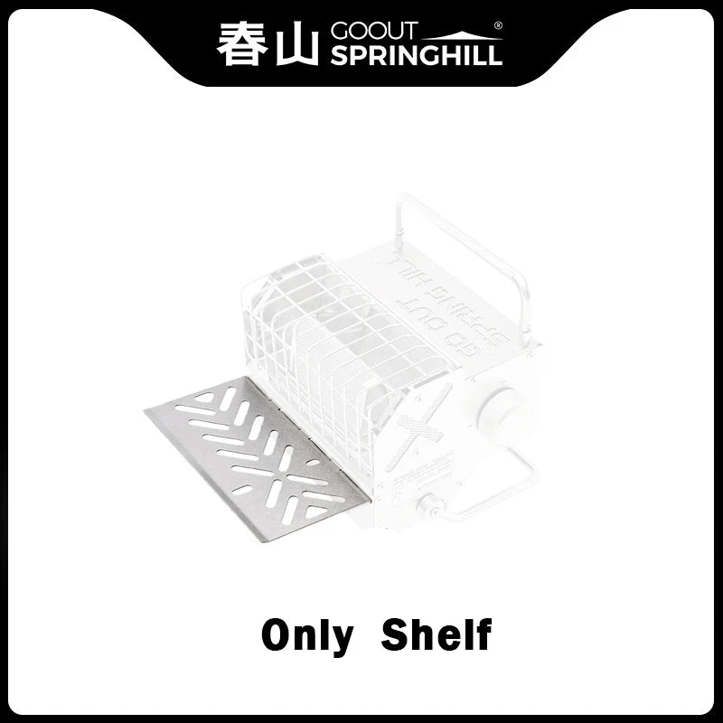 Goout Springhill Zhurong Heater Compact Cassette Heater Winter Outdoor Camping Tent Portable Fire Pit Removable Storage Shelf