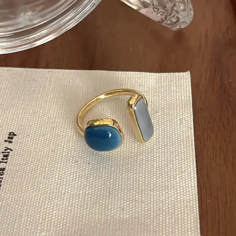 3Pcs/Set Retro Individuality Geometry Irregularity Rings Sets for Women Fashion Simple Originality Ring Daily Party Jewelry Gift