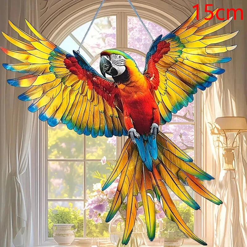 Yifare Spirit Birds, Sheremart Spirit Birds, Acrylic Bird Suncatcher, Bird Ornament For Christmas Tree, Hummingbird Suncatcher