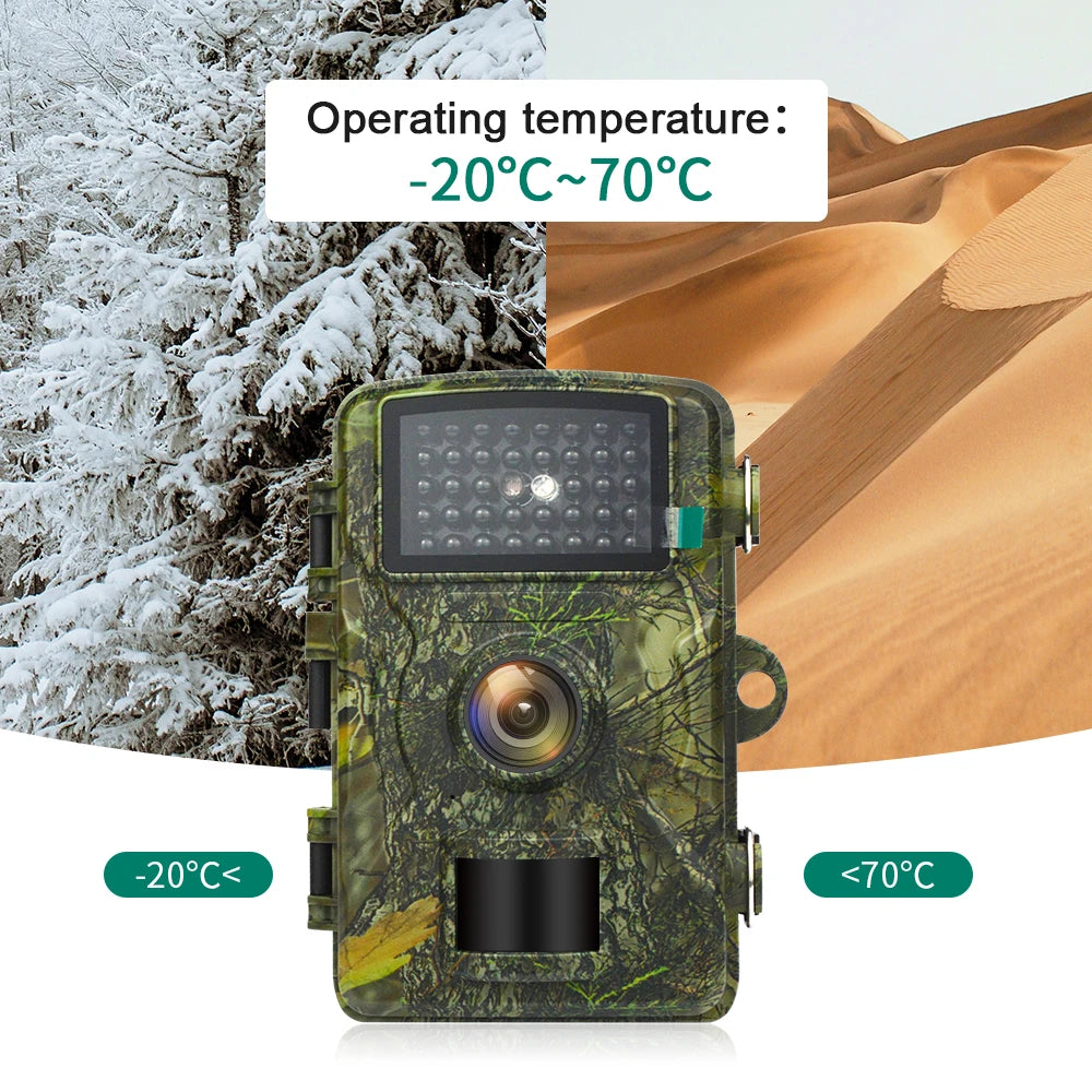 Hunting camera with 32G memory card hunting machine field hunting HD camera suitable for outdoor camping security monitoring