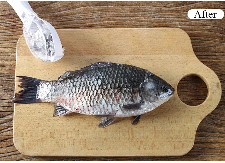 Fish Scale Scraper Fish Skin Brush Seafood Tools Fast Remove Fish Scraper Cleaning Knife Kitchen Accessories