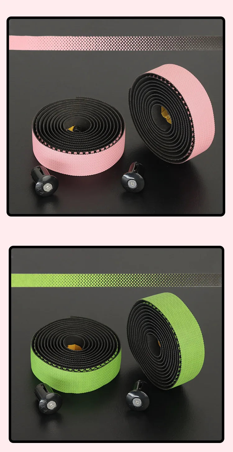VXM Road Bicycle Handlebar Tape Bar PU EVA Cycling Grips Strap Anti slip shockabsorbing comfort With End Plug Bike Accessories