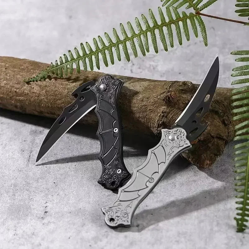 Folding Knife Keychain Portable Camping Self Defense Tactical Survival Knife Open Express Fruit Knife Sharp Outdoor Pocket Knife