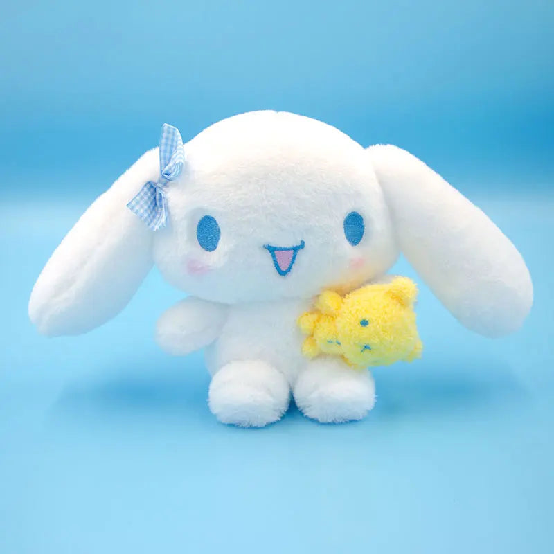 Sanrio Anime Classic Series Cinnamoroll Hello Kitty Cute Plush Stuffed Toys Soft Pillow Plushies Doll Birthday Gift For Girls