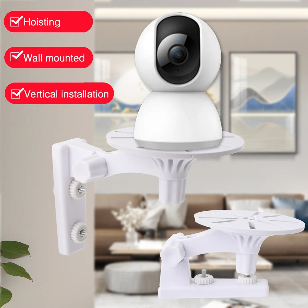 Universal No Punching Camera Shelf Wall Mount Webcam Monitor Stand Bracket Adjustable Security Camera Support Holder Rack