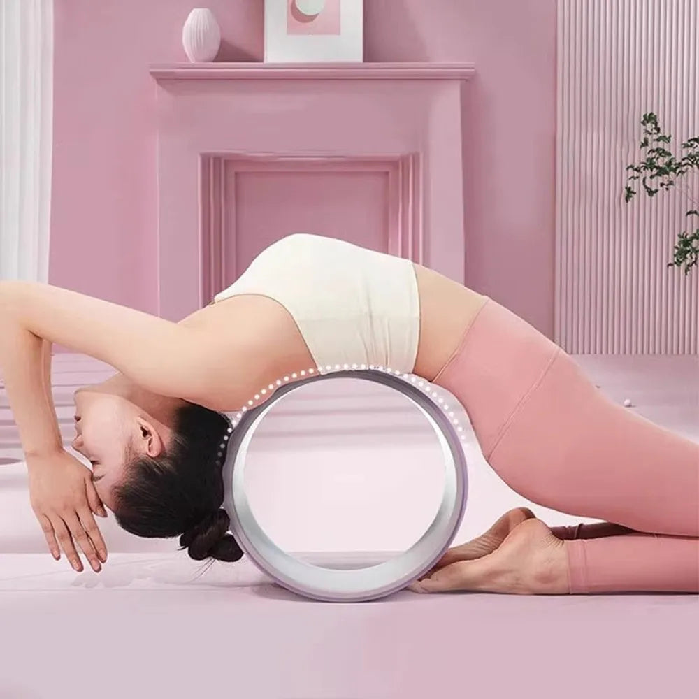 Muscle Massage Yoga Wheel Multi-Functional Back Training Back Training Roller Training Tool Waist Training Pilates Ring Home Gym