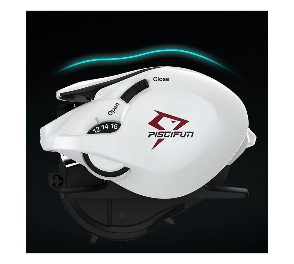 Piscifun Carbon XCS Baitcasting Reel 8kg Drag 156g Ultra-Light 8.1:1 Gear Ratio Dual Brake High-Speed Freshwater Fishing Reel