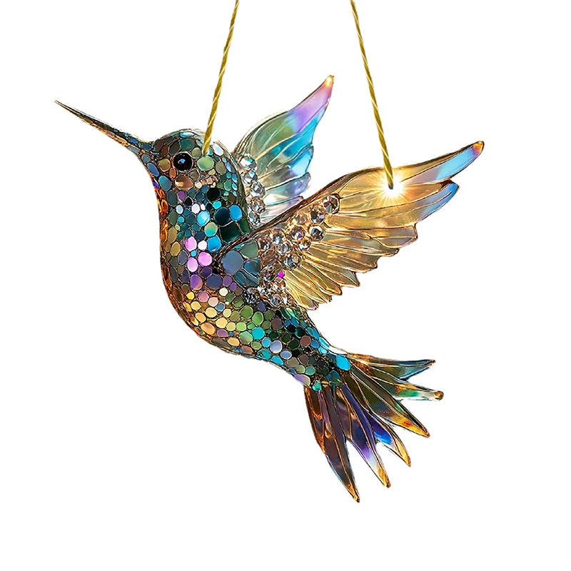 Yifare Spirit Birds, Sheremart Spirit Birds, Acrylic Bird Suncatcher, Bird Ornament For Christmas Tree, Hummingbird Suncatcher