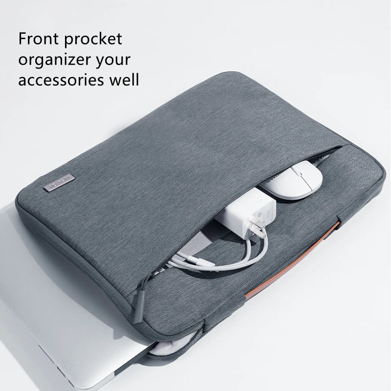Multi-pockets Laptop Sleeve for MacBook Air 15.3 2024 Laptop Bag for MacBook Pro 14 M5 Shocproof Notebook Bag for Dell/Xiaomi 16