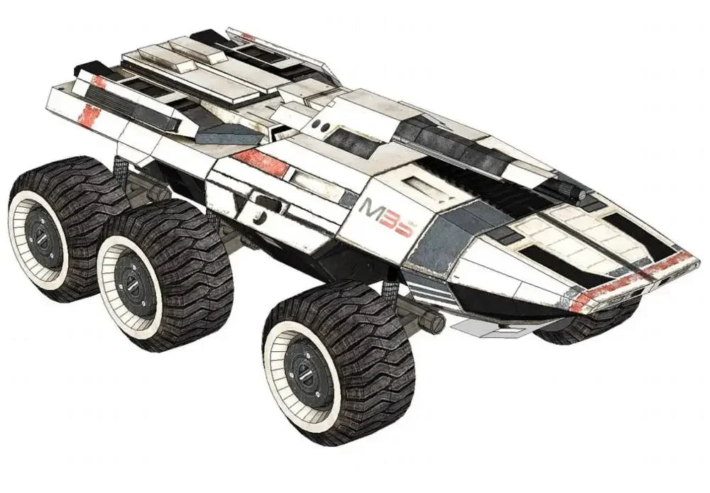 Mass effect M35 MAKO Chariot 3D Paper Model DIY