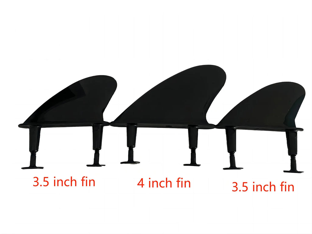 Soft Fins for Surfing Soft Tail Fin for Soft Surfboard Longboard Fin One Big Fins and Two Side fins Surf Accessories