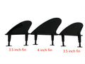 Soft Fins for Surfing Soft Tail Fin for Soft Surfboard Longboard Fin One Big Fins and Two Side fins Surf Accessories