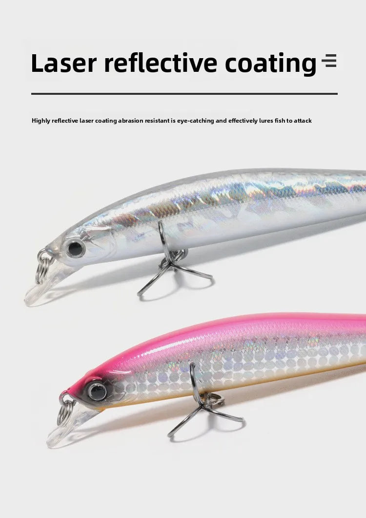 Fly, hover, Mino, long throw, road, fake bait, fresh water, whole fish, loud pearl, night fishing